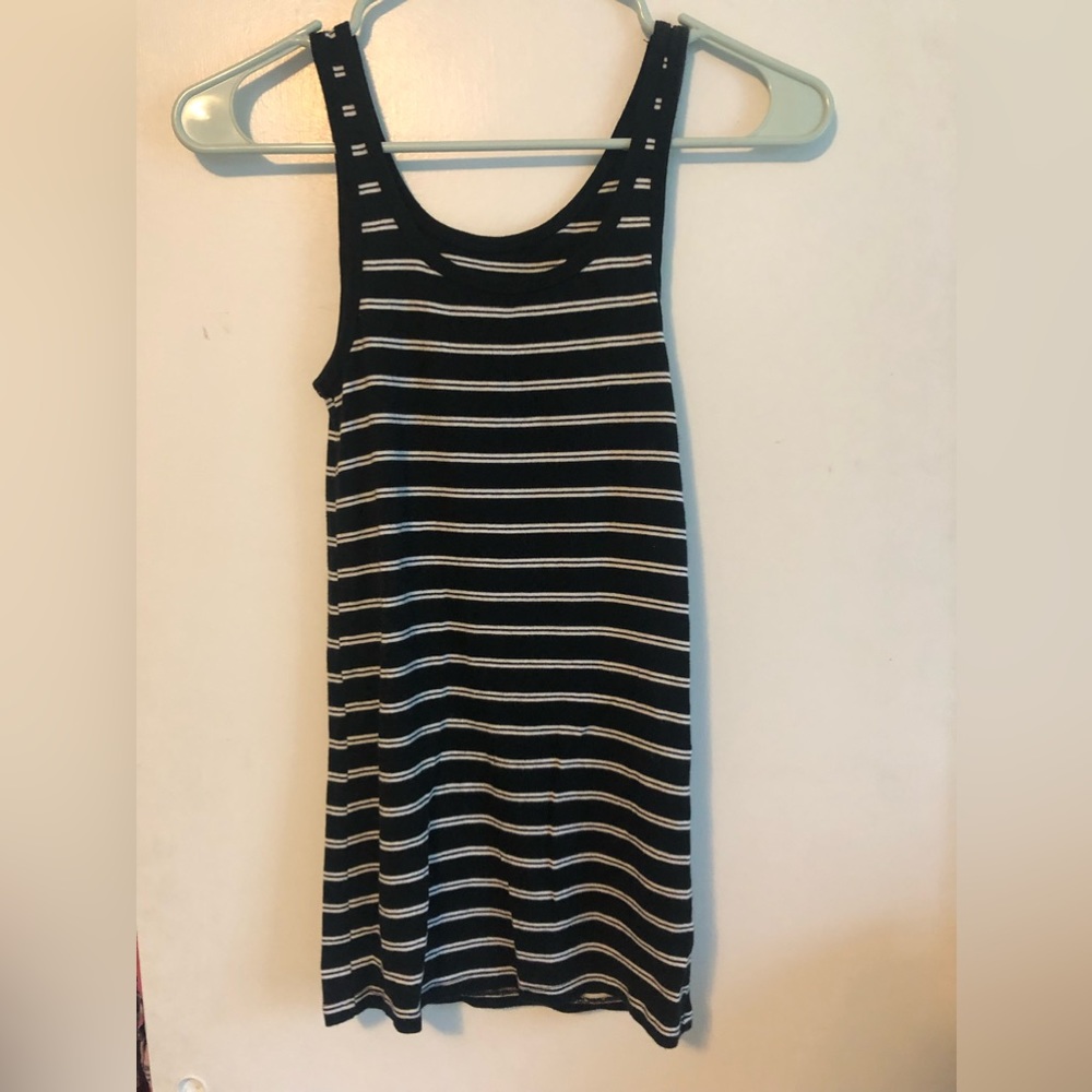 Merona size S tank top Black and White